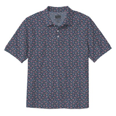 Goodie Two Sleeves Men's Americana Polo Flag