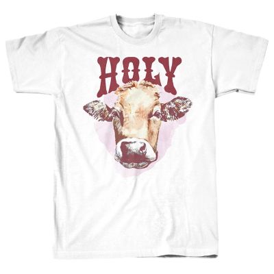 Goodie Two Sleeves Women's Short Sleeve Tee Holy Cow