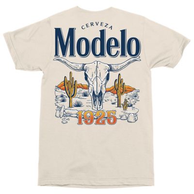 Image showing  Modelo Cattle Skull Short Sleeve T-Shirt