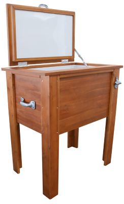 Leigh Country Amber-Log Cooler, 56 qt.