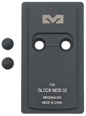Mepro USA MPO PRO-F Direct RMR Mounting Plate for Glock MOS (Large Frame), Matte Black, Aluminum