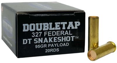 DoubleTap Ammunition Snake Shot .327 Federal Magnum 95-Grain Handgun Ammunition, 20 Rounds