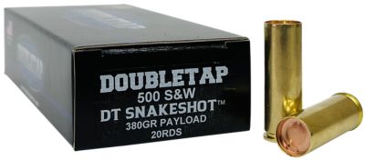 DoubleTap Ammunition Snake Shot .500 S&W Magnum 380-Grain Handgun Ammunition, 20 Rounds