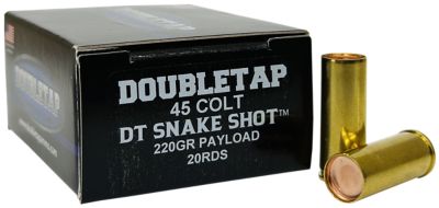 DoubleTap Ammunition Snake Shot .45 Colt 220-Grain Handgun Ammunition, 20 Rounds