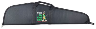 Crickett 33 in. Rifle Soft Zippered Gun Case, Black/White