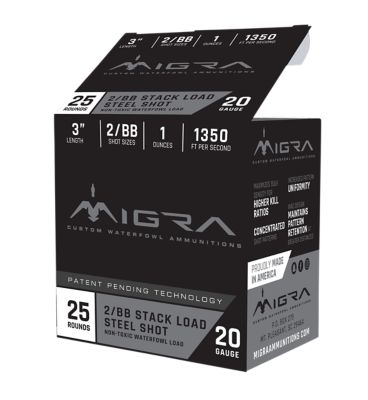 Migra Ammunitions 20-Gauge Combinational 4/6-Shot Shotgun Shells, 3 in., 1 oz., 25 Rounds, M20S46