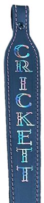 Crickett Leather Rifle Sling, 23 in., Black/Pink