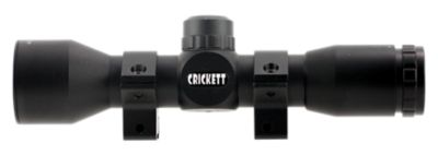 Crickett 4x 32mm Quick Focus Rifle Scope, 1 in. Tube, Mil-Dot Reticle, Black