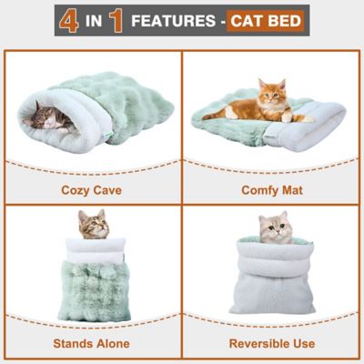 Image showing 3 th GOOPAWS Covered Cat & Dog Bed
