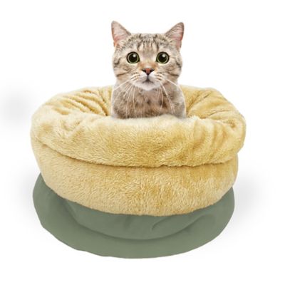 Image showing 3 th GOOPAWS Covered Cat & Dog Bed