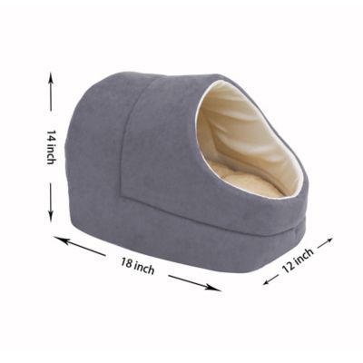 Image showing 2 th GOOPAWS Cave Covered Cat & Dog Bed