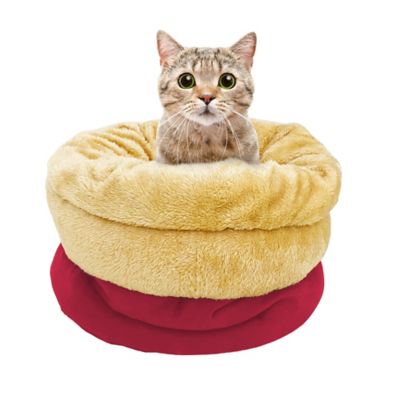 Image showing 2 th GOOPAWS Covered Cat & Dog Bed