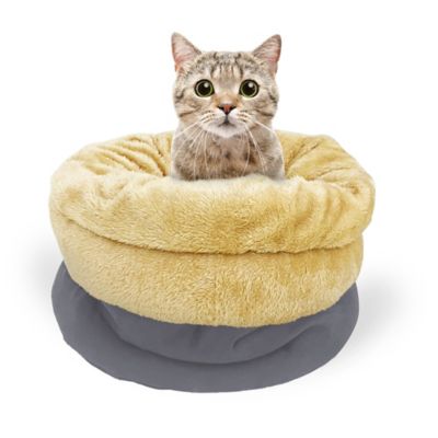 Image showing 4 th GOOPAWS Covered Cat & Dog Bed