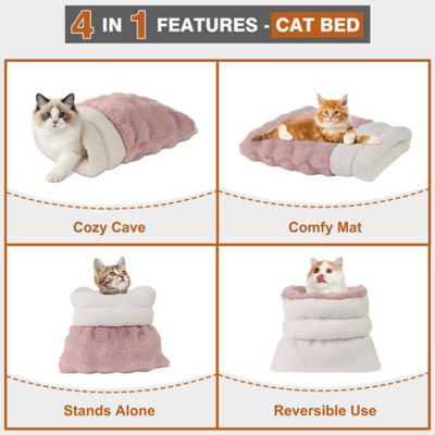 Image showing 2 th GOOPAWS Covered Cat & Dog Bed