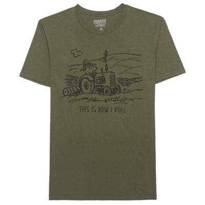 Peanuts Snoopy Tractor Graphic T-Shirt