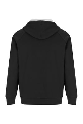 Image showing  Men's Raglan Sleeve Hooded Sweatshirt