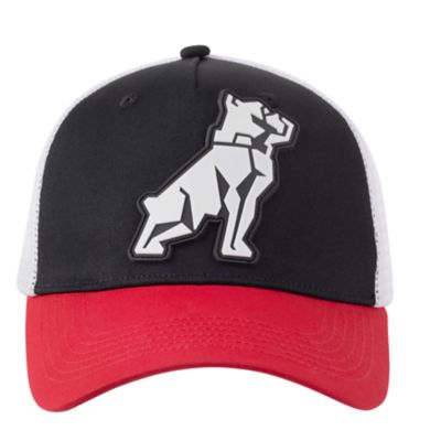 Mack Workwear USA Men's Tri-Color Curved Brim Mesh Back Trucker Hat