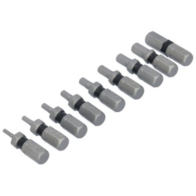 Image showing 1 th DEWALT Toughgrip Hex Bit Set, 9 pc.