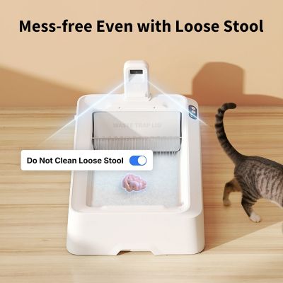 Image showing  Purobot Crystal Duo Automatic Cat Litter Box with Camera