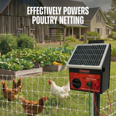 Image showing  0.15 Joule Solar Fence Energizer, Electric Fence Charger for Up to 10 Miles or 30 ac
