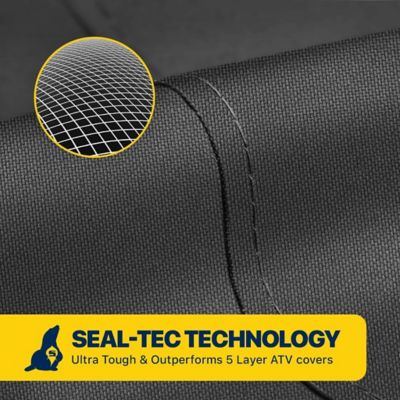 Image showing  UTV Cover, Waterproof Heavy-Duty Outdoor Protection, 4-6 Seater, 157 x57 x68in.