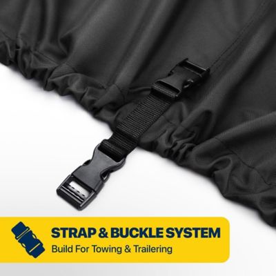 Image showing  UTV Cover, Waterproof Heavy-Duty Outdoor Protection, 4-6 Seater, 157 x57 x68in.