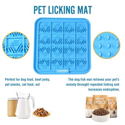 Image showing 1 th GOOPAWS Silicone Cat and Dog Licking Mat