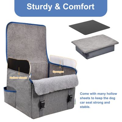 Image showing  Briefcase Shape Dog Booster Car Seat