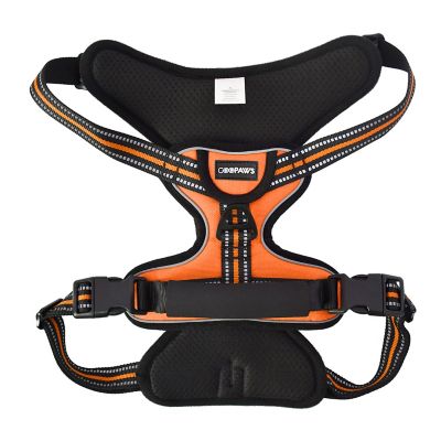 Image showing  Adjustable Padded Easy Control Lightweight Reflective Dog Harness, Orange, XL