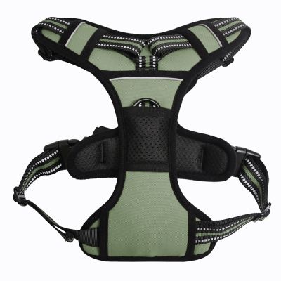 Image showing 4 th GOOPAWS Adjustable Padded Easy Control Lightweight Reflective Dog Harness