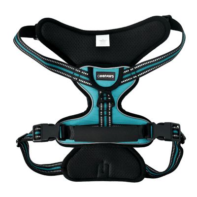 Image showing  Adjustable Padded Easy Control Lightweight Reflective Dog Harness, Blue, XL