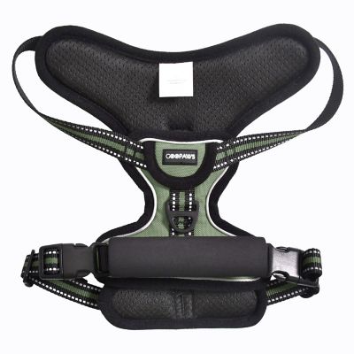 Image showing  Adjustable Padded Easy Control Lightweight Reflective Dog Harness, Green, S