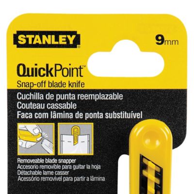Image showing  Quick Point 9mm Retractable Knife with Snap-off Blades