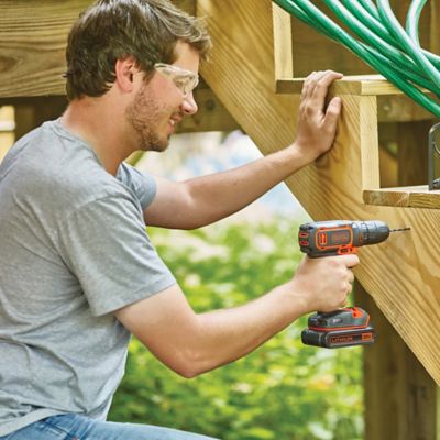 Image showing 2 th Black & Decker 20 V MAX Lithium Single-Speed Drill/Driver