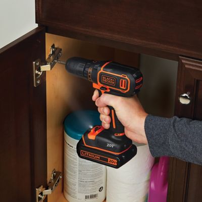 Image showing 3 th Black & Decker 20 V MAX Lithium Single-Speed Drill/Driver