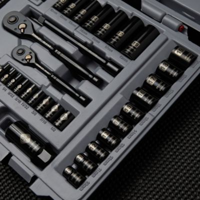Image showing  Black-Chrome Socket Set, 69 pc.