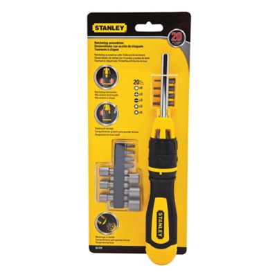 Image showing  20 pc. Multi-Bit Ratcheting Screwdriver Set