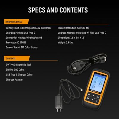 Image showing 3 th GEARWRENCH Universal Tire Pressure Monitoring System Programming and Diagnostic Tool