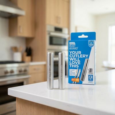 Image showing  Dishwasher Rust-Prevention Stick for Metal Cutlery, Pots, and Pans, 2 Unit