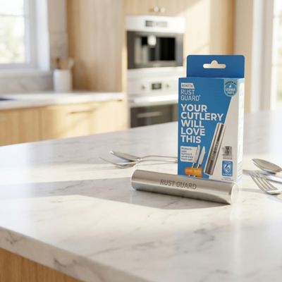 Image showing  Dishwasher Rust-Prevention Stick for Metal Cutlery, Pots, and Pans, 1 Unit