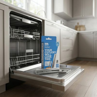 Image showing  Dishwasher Rust-Prevention Stick for Metal Cutlery, Pots, and Pans, 1 Unit