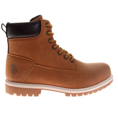 Image showing 3 th United States Polo Association Rugged Style Construction Work Boots for Adults