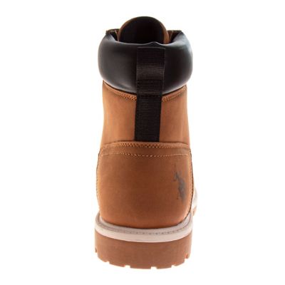 Image showing 4 th United States Polo Association Rugged Style Construction Work Boots for Adults