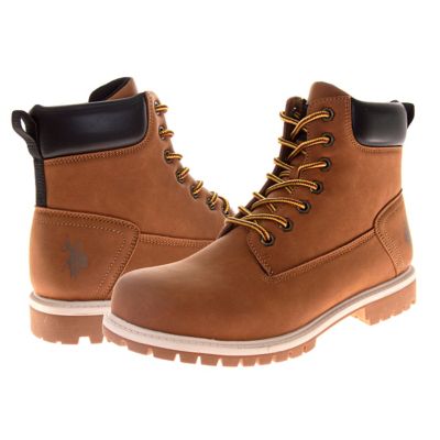 Image showing 6 th United States Polo Association Rugged Style Construction Work Boots for Adults