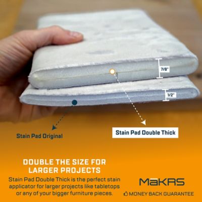 Image showing  Stain Pad, Double Thick, 1 pk.