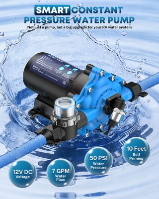 Image showing  12 V Smart RV Water Pump 7 GPM