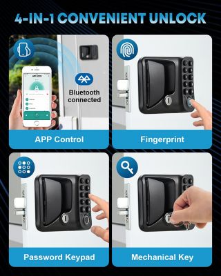 Image showing  RV Smart Door lock 4-in-1