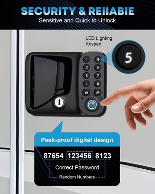 Image showing 5 th Uriah Products RV Smart Door lock 4-in-1