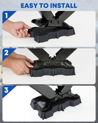 Image showing 3 th Uriah Products RV Stabilizer Jack Pads, 4 pk.