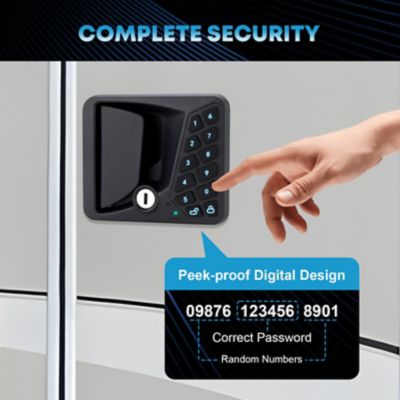 Image showing 3 th Uriah Products RV Smart Door lock 3-in-1